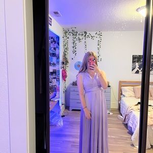 Lavender infinity dress
